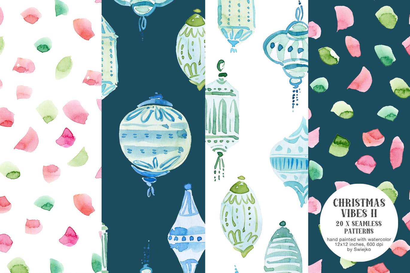 圣诞气氛装饰元素手绘图案高清JPG图片素材II Christmas Vibes II插图(2)