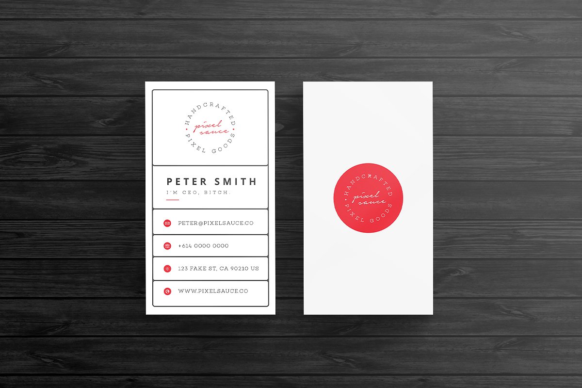 68个高端时尚简约的商务名片设计模板插图(15)