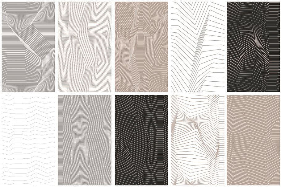 40款优雅图案矢量无缝纹理背景 Elegant Background Patterns插图(10)