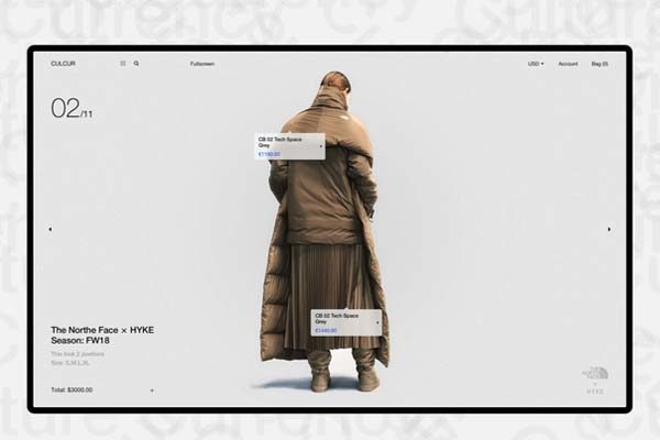 素材库下午茶：一套高端时尚的服装电商网站模板下载 [For Sketch]