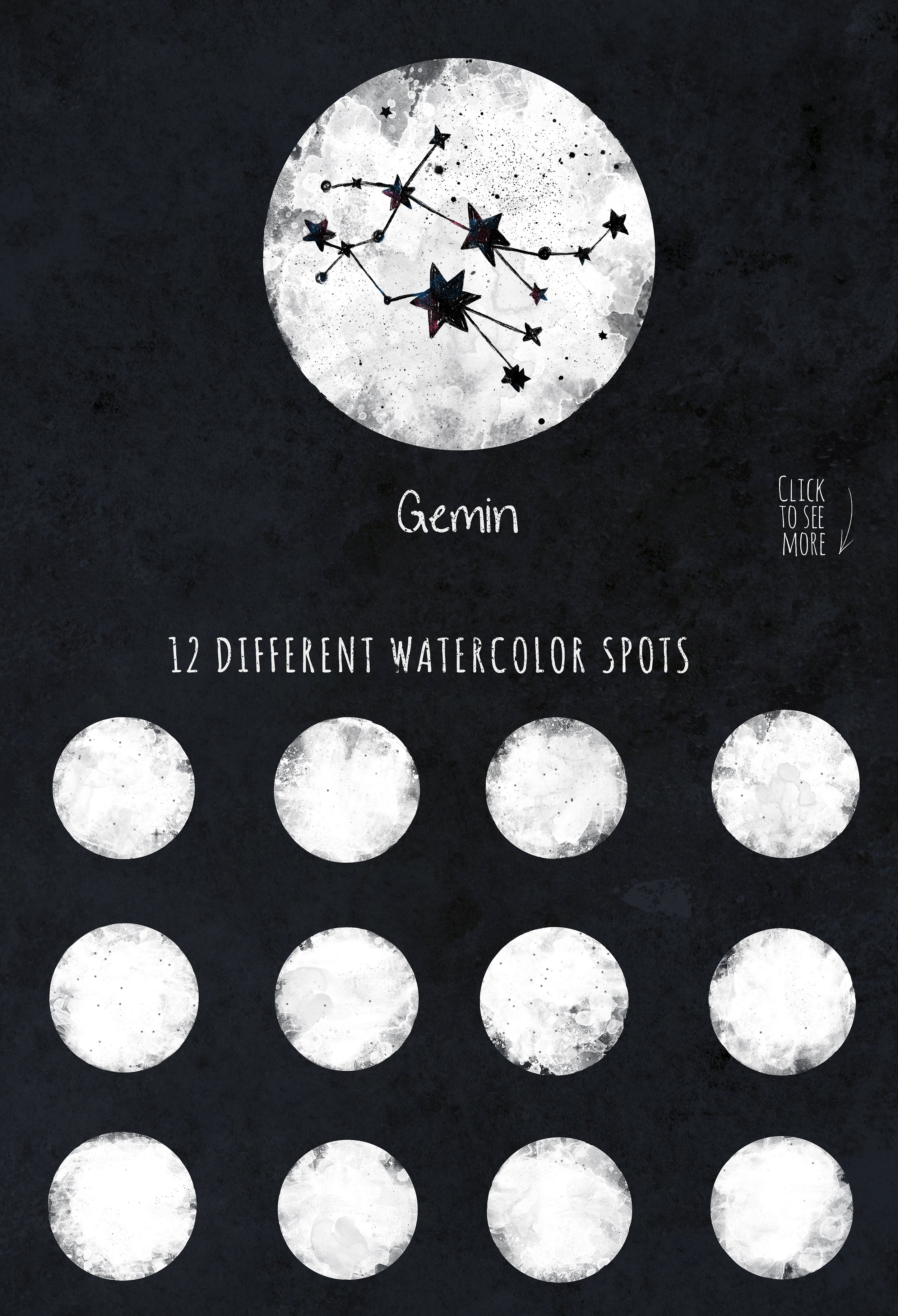 12星座水彩矢量素材打包下载[PDF,PNG ,PSD ,JPG,AI ]插图(8)