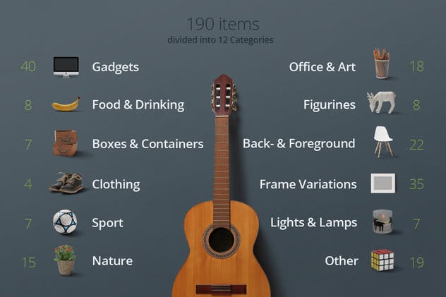 超级办公室办公桌场景样机设计工具包 Workspace Mockup Creator插图(3)