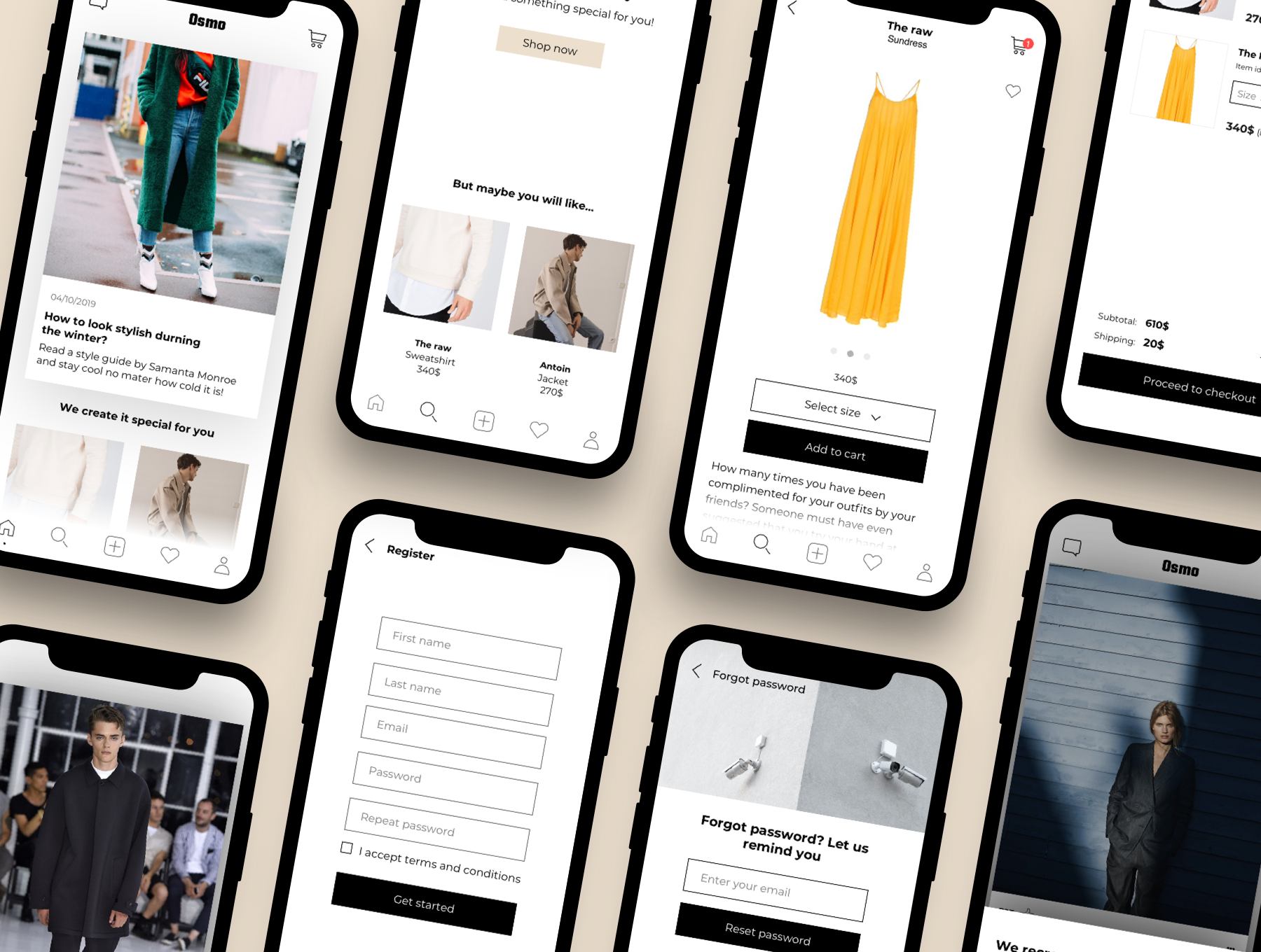 素材库下午茶：电子商务IOS购物应用UI套件[Fig]插图(5)