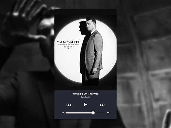 Dark Music UI素材之家精选sketch素材