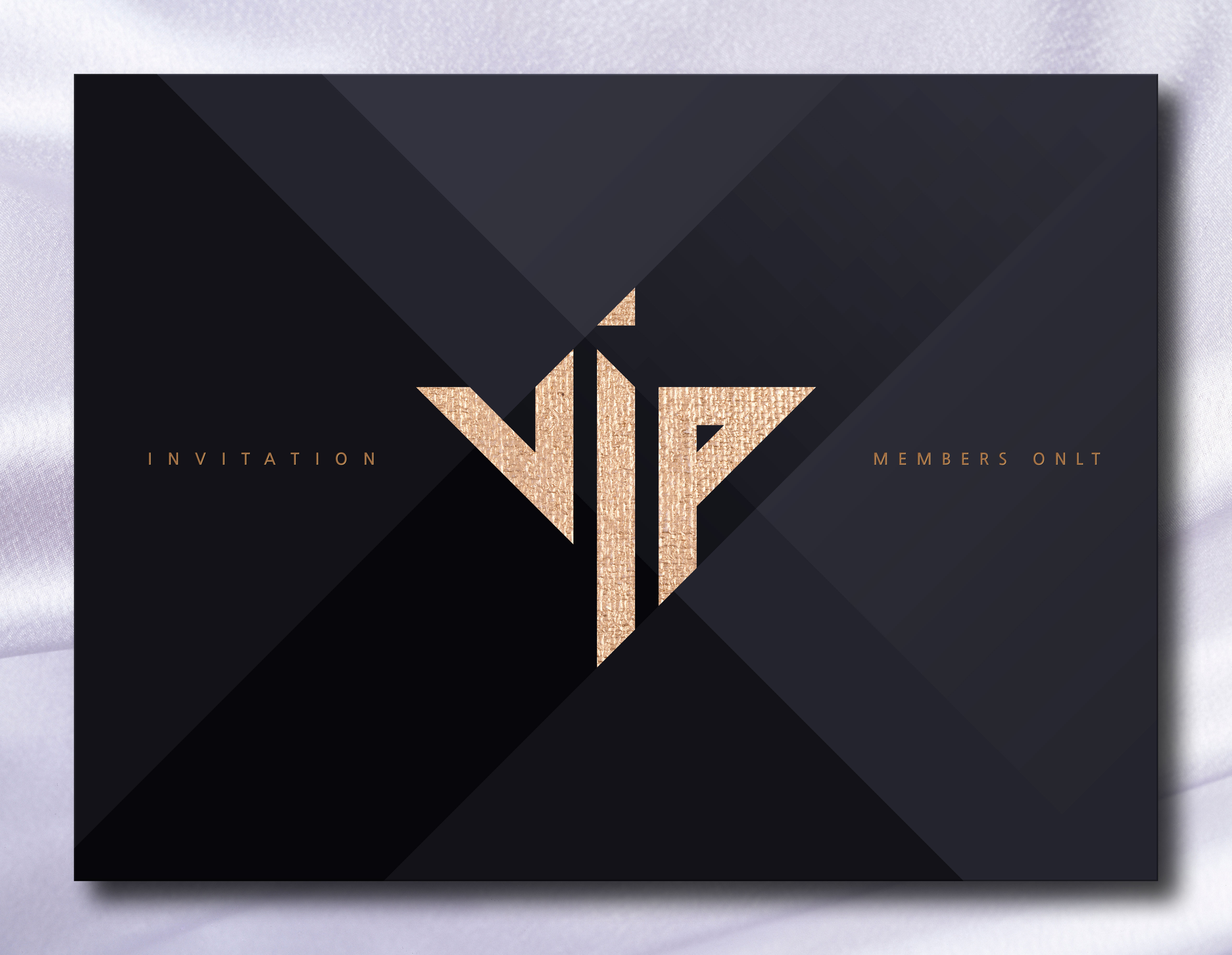 时尚高端的宴会/婚礼邀请函设计模板套装插图(4)