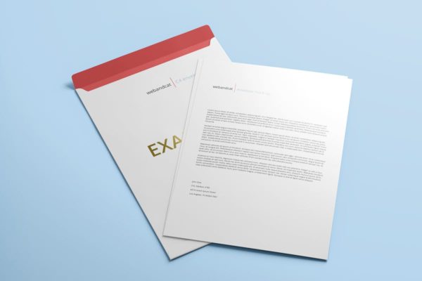 C4规格大信封设计样机模板 Envelope C4 Mock-up