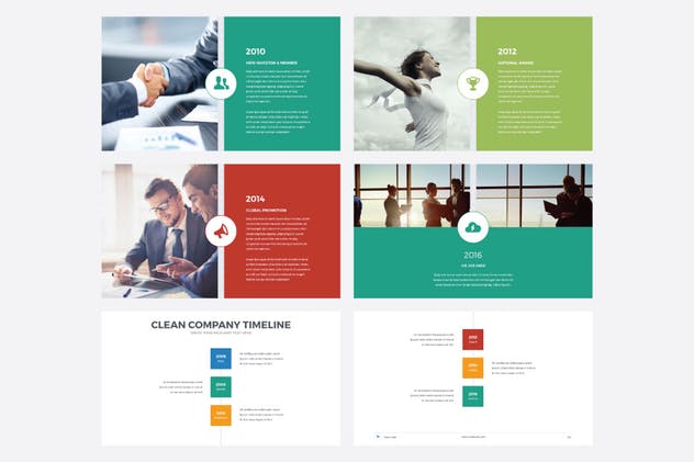 信息图表类型企业数据展示PPT演示模板Vol.39 Multipurpose PowerPoint Template V.28插图(8)