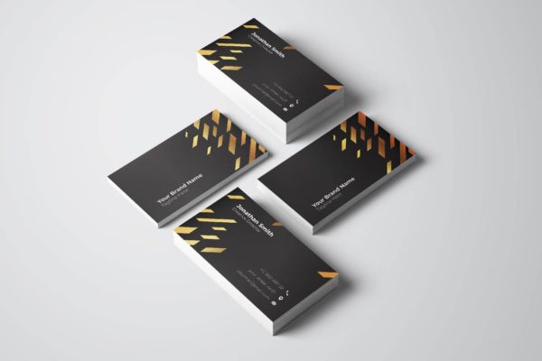 创意方块艺术企业名片设计模板v9 Business Card Template.v9