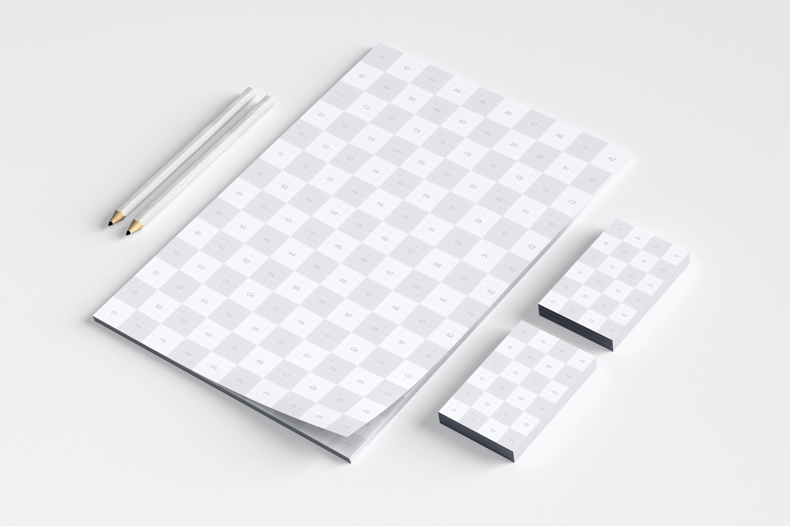 品牌VI设计案例预览办公用品套装样机03 Stationery Mockup 03插图(4)