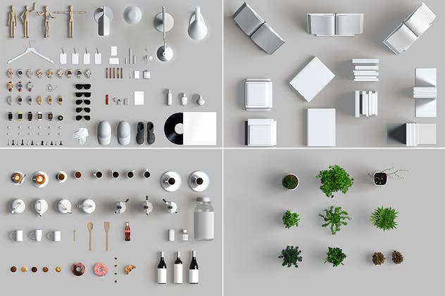 高逼格EDC/办公场景巨无霸设计套件 Hero Stationery Mockup Creator插图(2)