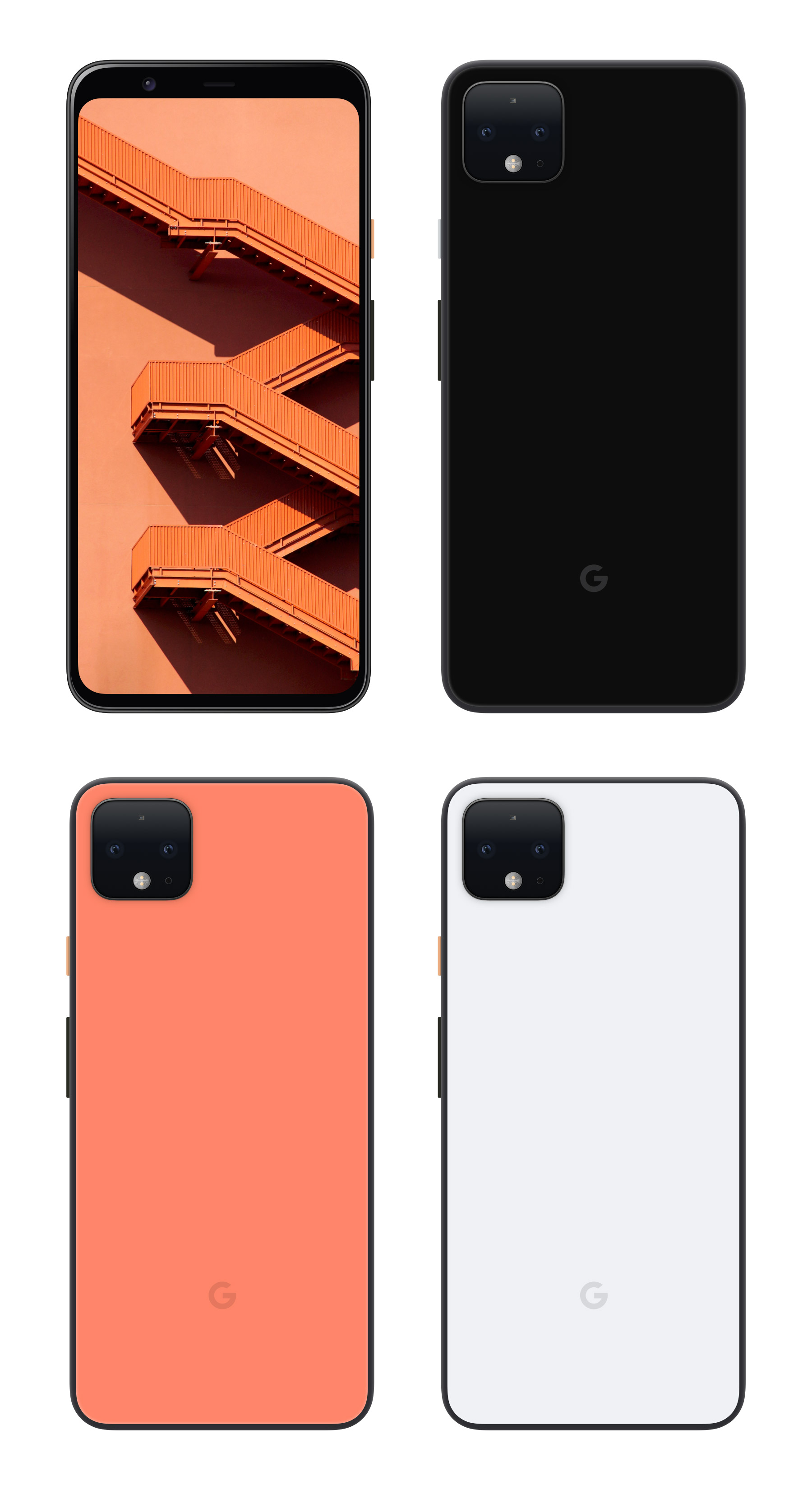 谷歌 Pixel 4 全色系模型