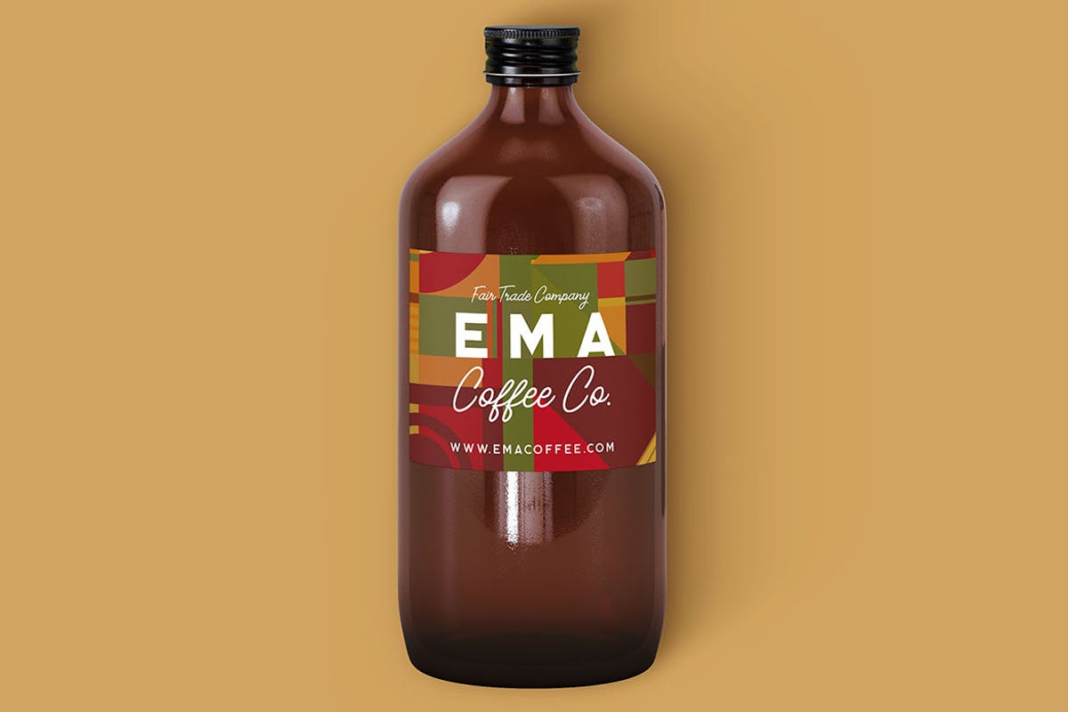 咖啡&啤酒瓶样机模板v1 Coffee or Beer Bottle Mock-up 1插图