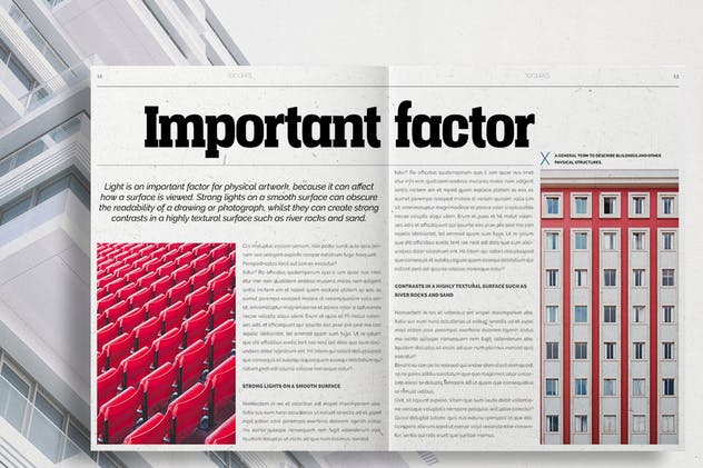 杂志排版设计模板 Textures Magazine插图(5)