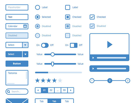 UI Frames素材之家精选sketch素材