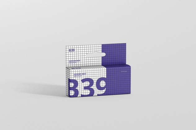 带挂钩的宽小矩形盒子样机 Box Mockup – Wide Small Rectangle with Hanger插图(7)
