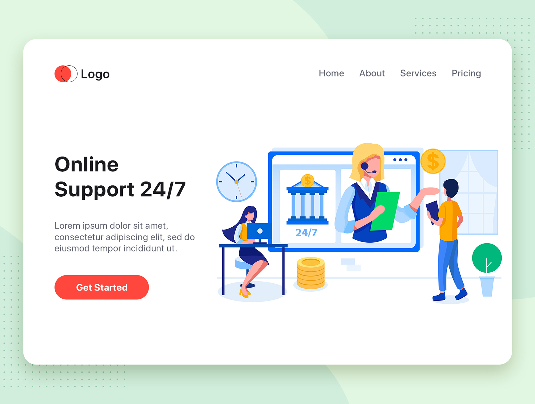 素材库下午茶:10个不同场景的Web矢量插画集插图(2)