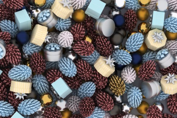 圣诞元素背景图PNG素材 Christmas Background