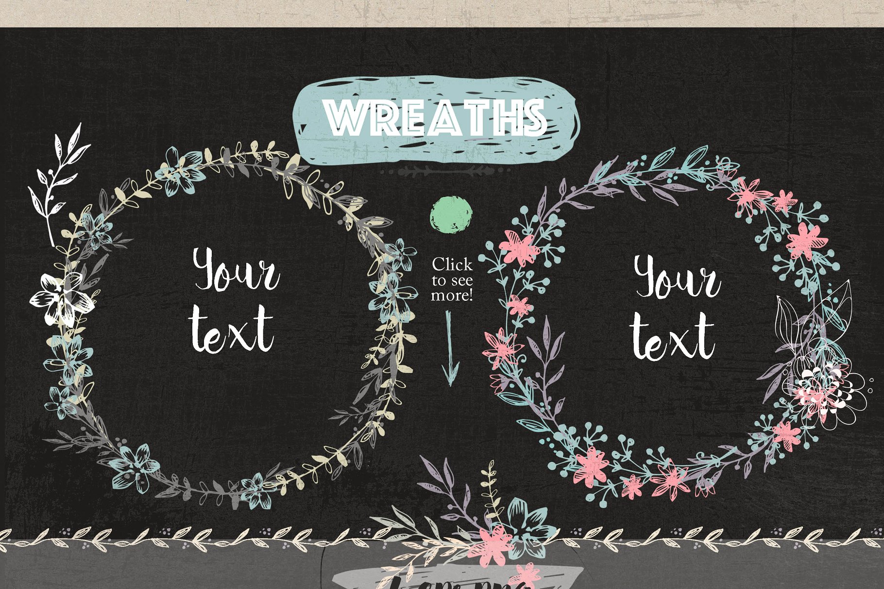 极力推荐：超级矢量花卉素材库 VECTOR LAB "FLORAl&VINTAGE"插图(7)