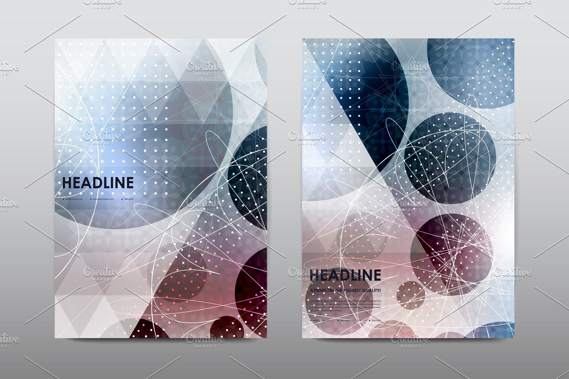 50+企业画册模板合集 50+ Business Brochures Bundle插图(39)