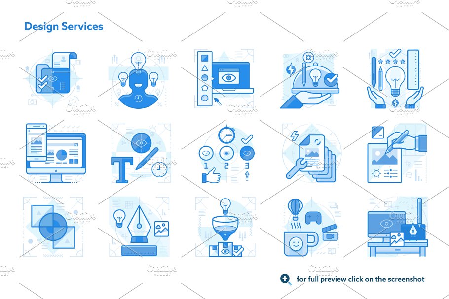 300个UI&UX适用的插画素材包 300 UI UX Illustrations插图(4)