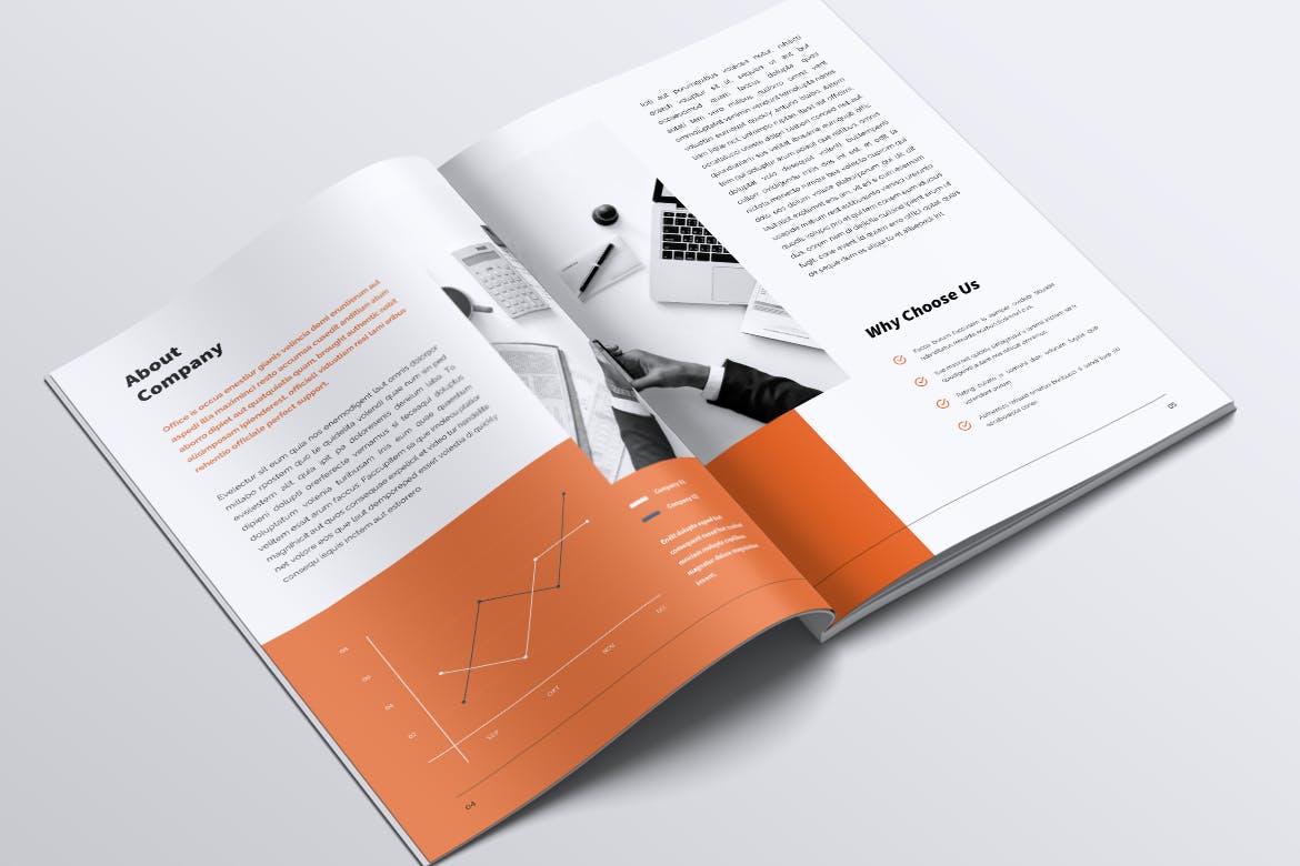 创意代理公司简介宣传画册&服务手册设计模板 RADEON Creative Agency Company Profile Brochures插图(2)