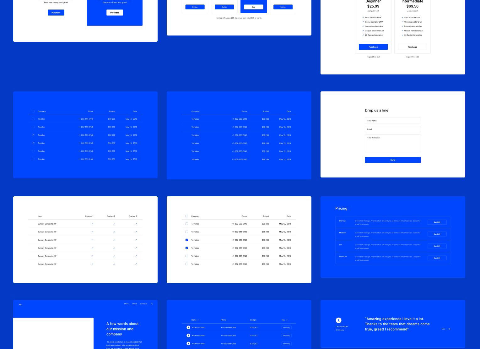 UI界面设计必备：高效率高保真产品原型线框图套件 dot [SKETCH, XD & Figma]插图(13)