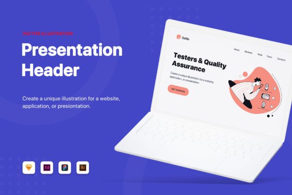质量保证主题网站Banner&amp;落地页设计素材库精选 Quality Assurance – Banner &amp; Landing Page