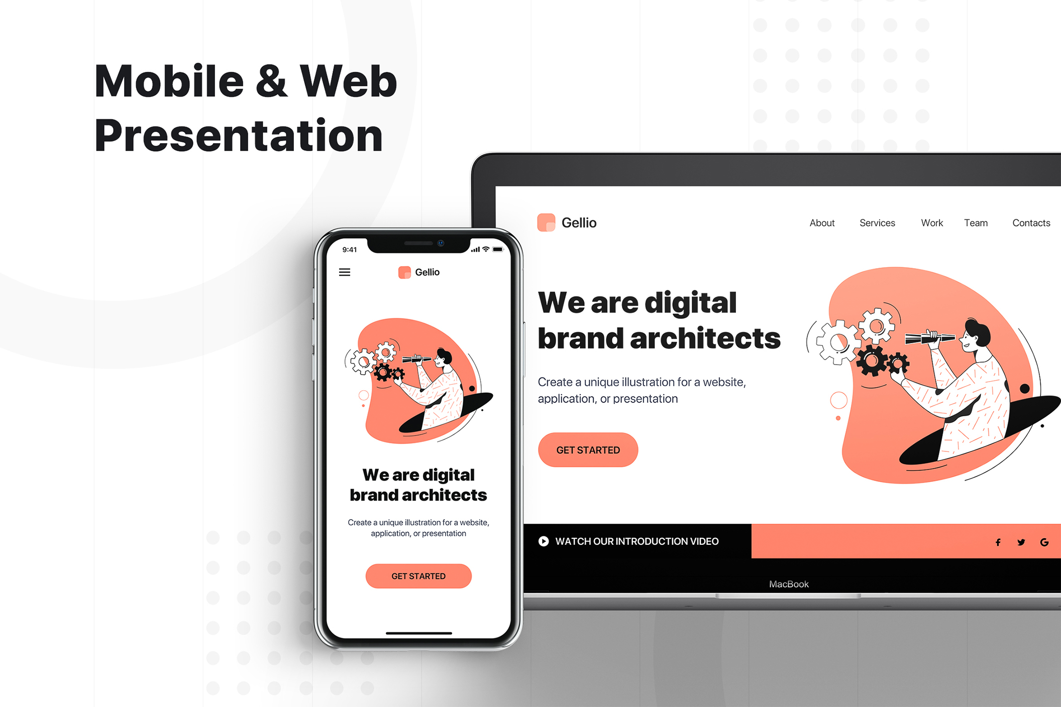 素材库下午茶:信息技术主题矢量插画合集插图(4)