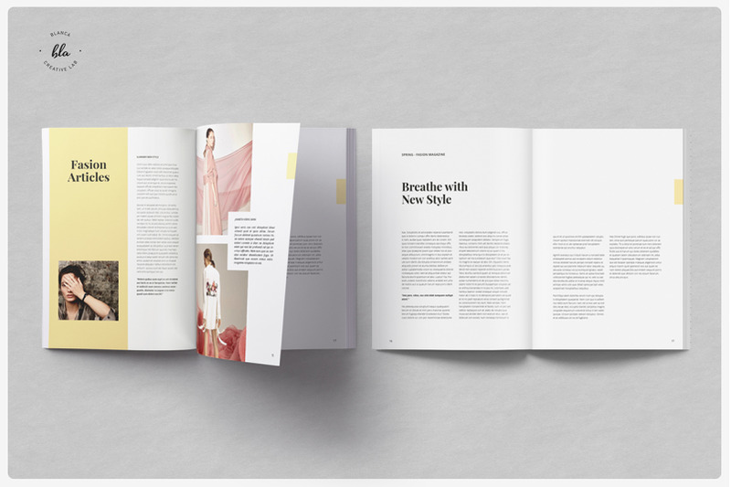 HANSLEY时尚摄影/服装杂志设计模板插图(2)