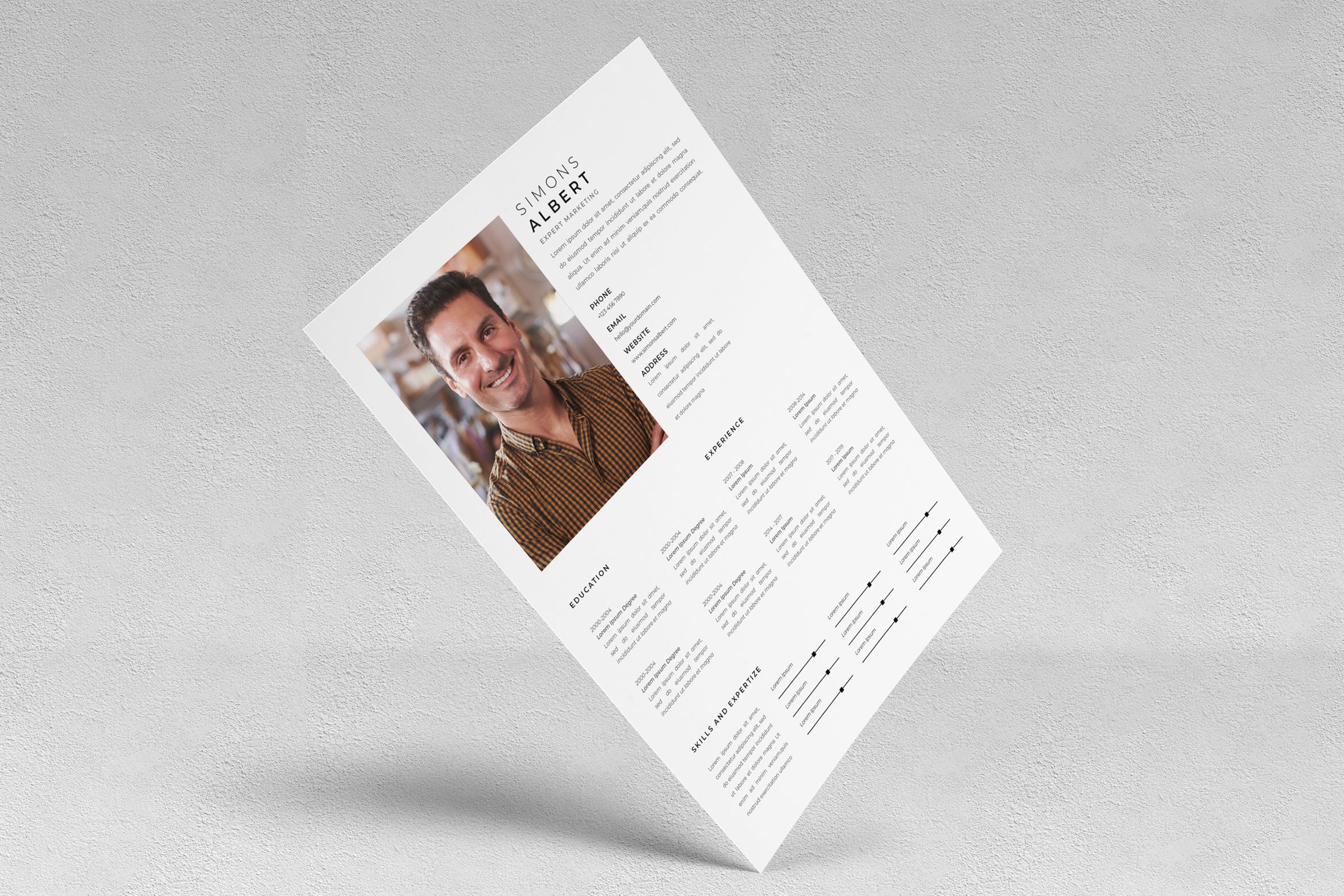 实用个人简历模板推荐v13 Resume Vol.13插图