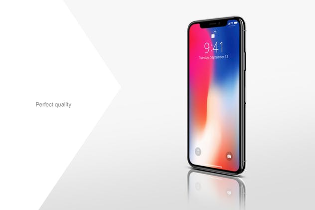 iPhoneX苹果智能手机UI界面设计样机 iPhone X Mockup插图(2)