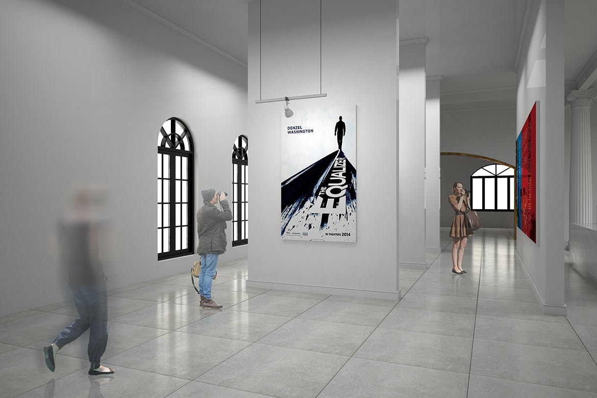 室内油画展览画框样机素材v10 Exhibittion Mockup [vol10]插图(5)