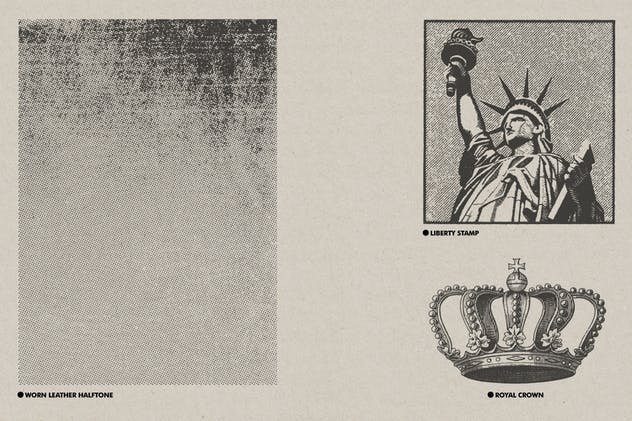 30个复古怀旧风格纹理素材包 Vintage Textures Pack插图(4)