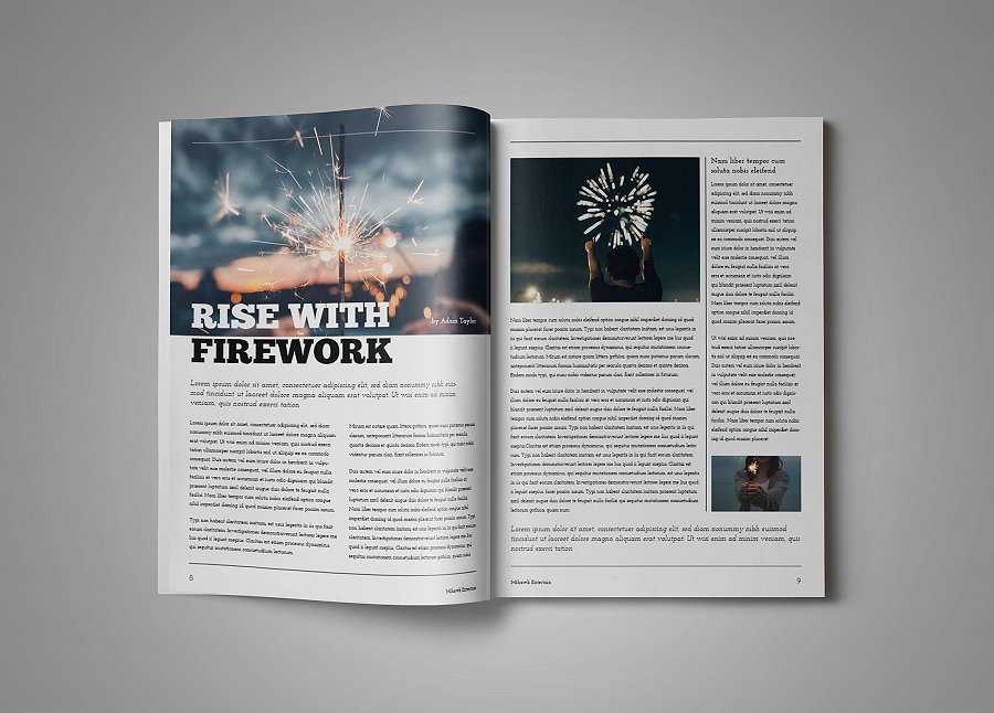 30页时尚多用途的Indesign杂志模板下载[indd]插图(5)