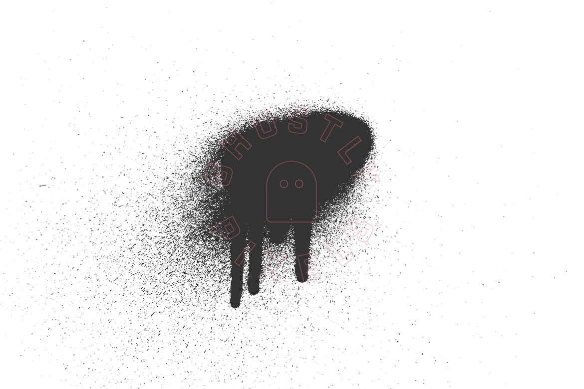 喷漆滴墨图案纹理肌理素材 Spray Paint Drip Textures插图(5)