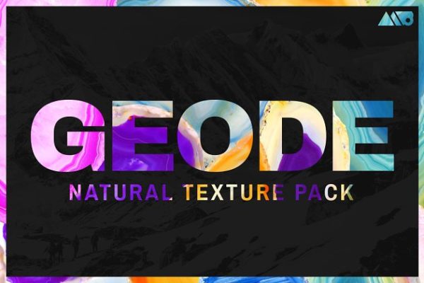 多彩晶洞自然纹理素材包 Geode Natural Texture Pack