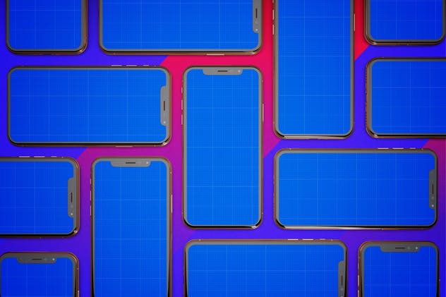 iPhone Xs手机应用UI设计展示样机模板 iPhone XS V.1插图(11)