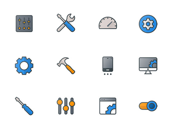 25 枚设置元素图标素材之家精选sketch素材