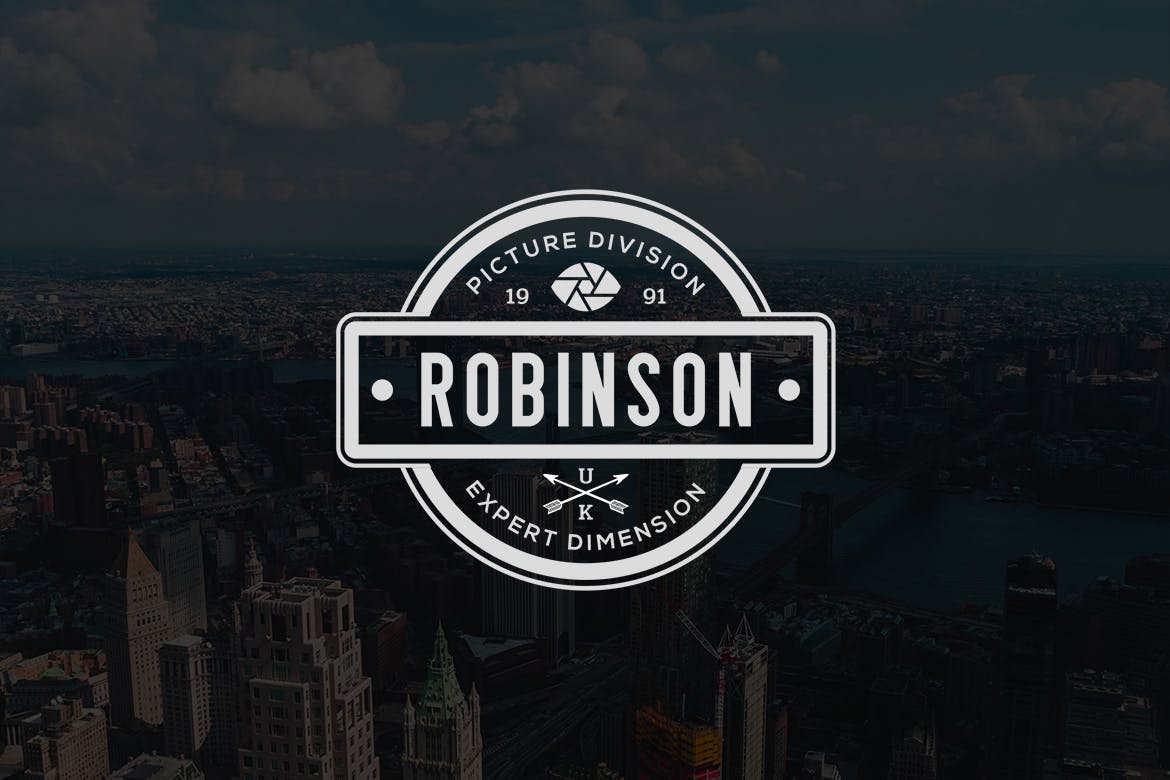 欧美复古设计风格品牌素材库精选LOGO商标模板v9 Vintage Logo & Badge Vol. 9插图(1)