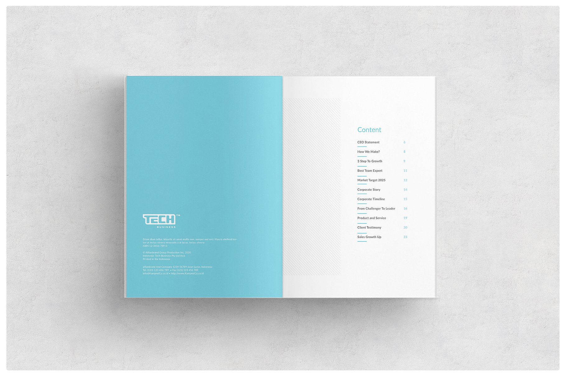 科技创业公司企宣画册模板 Proposal插图(1)