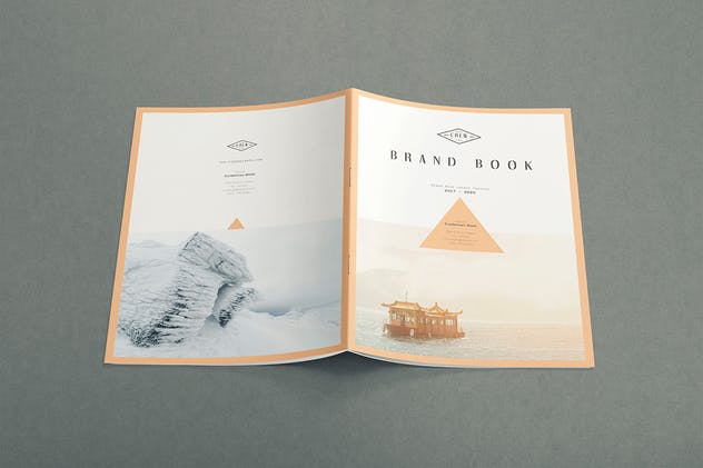 传统艺术品牌指南手册模板 Traditional Art – Brand Guideline Template插图(1)