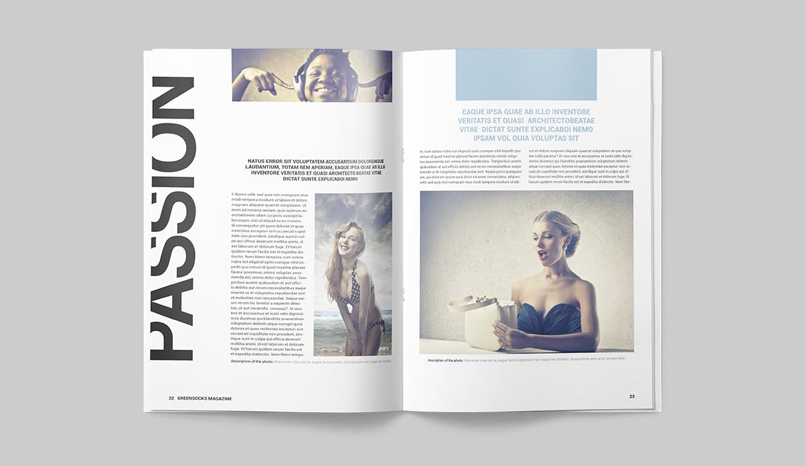 多用途素材库精选杂志版式设计InDesign模板 Magazine Template插图(11)