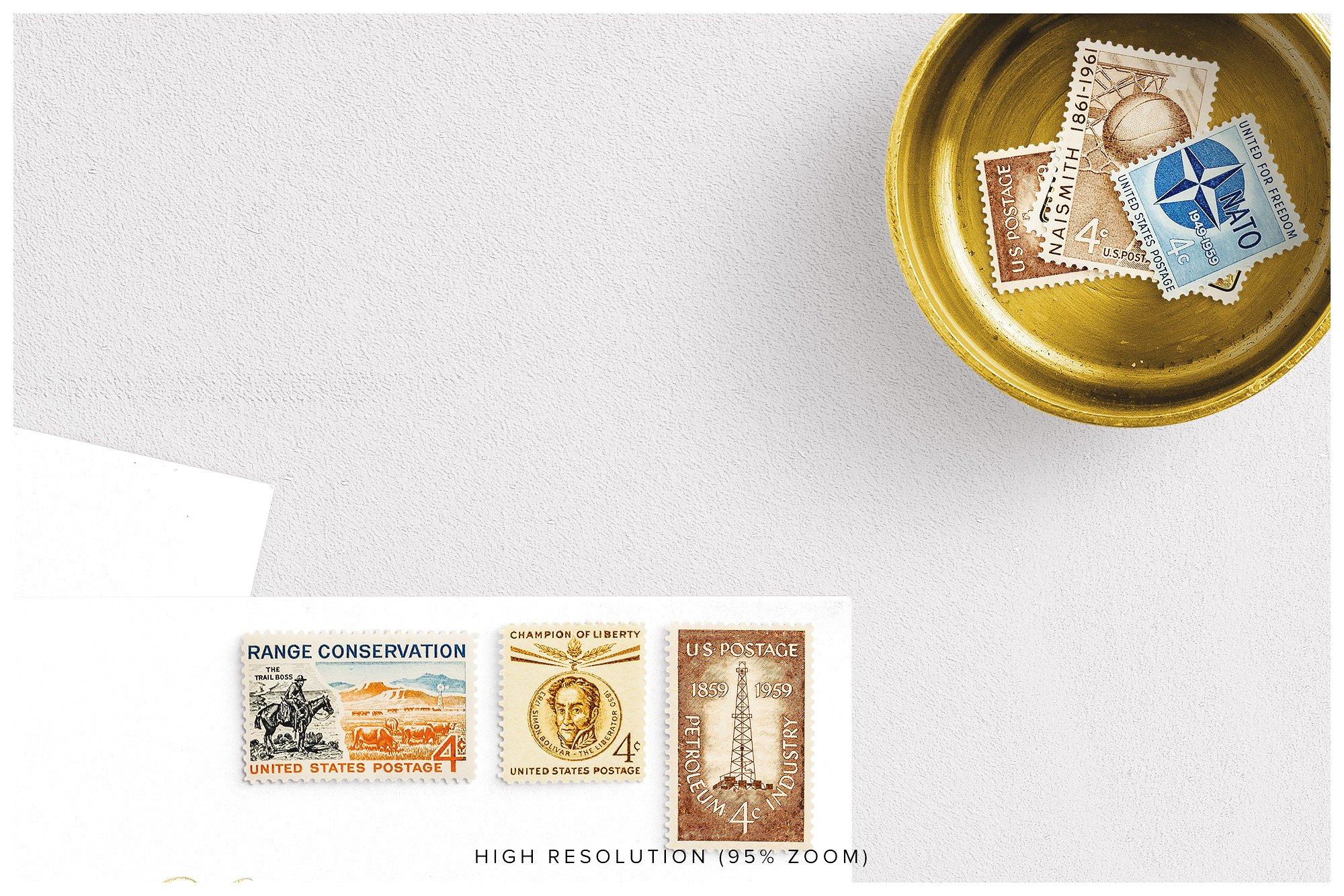 信封和卡片贺卡样机 Envelope & Card Mockup插图(2)