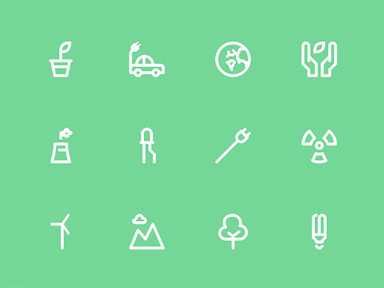 15 枚环境图标素材之家精选sketch素材