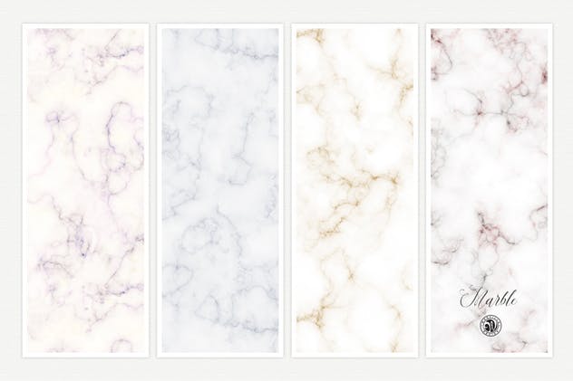 12款高档大理石肌理纹理素材 Seamless Marble Patterns插图(5)