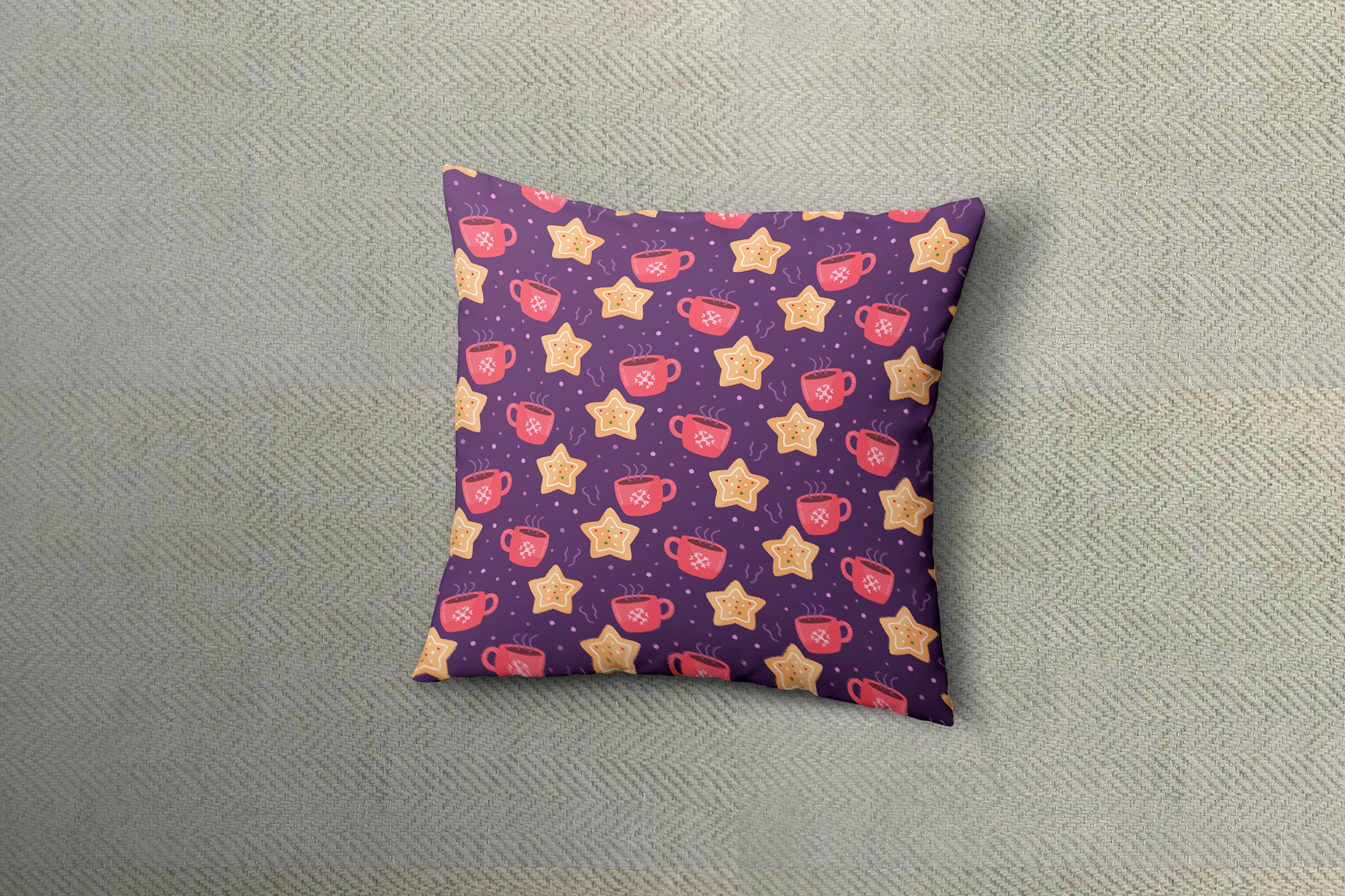 抱枕靠枕印花图案设计预览样机v01 Pillow Mockup Vol 01插图