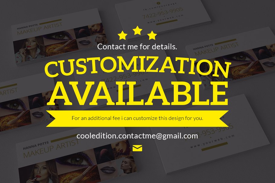 一组多用途商务名片模板 Multipurpose – Business Card 66插图(4)