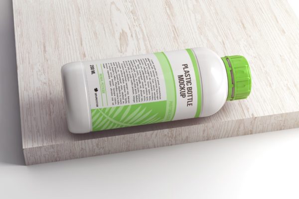 200ML塑料瓶外观设计图素材库精选 Plastic Bottle Mockup