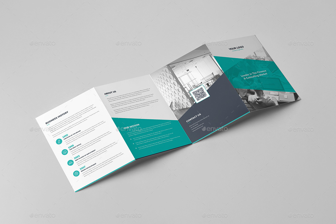 典型的正式的企业商务四折页模板下载插图(6)