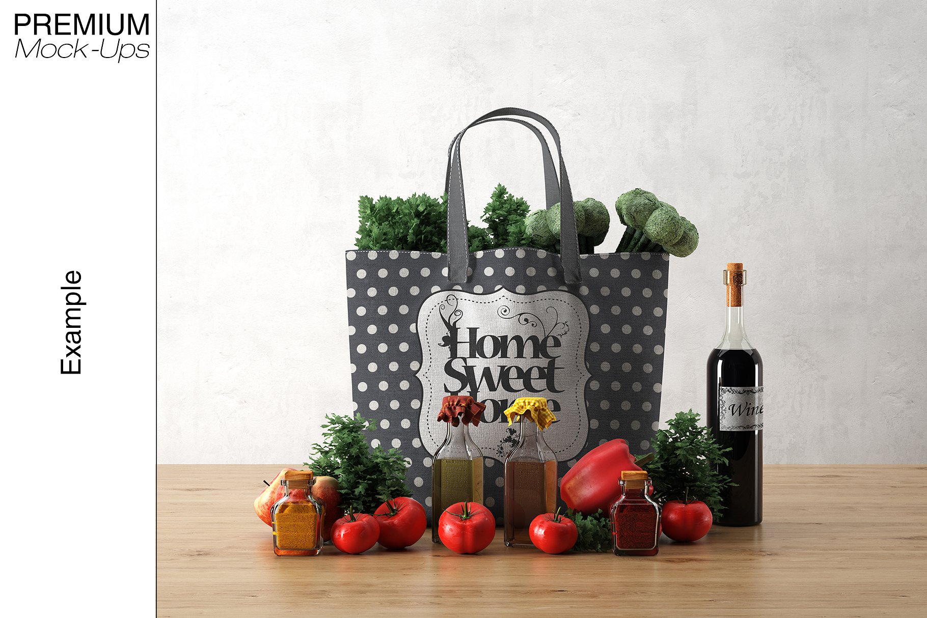 手提帆布环保袋展示样机下载 Tote Canvas Bag Mockups [psd]插图(15)